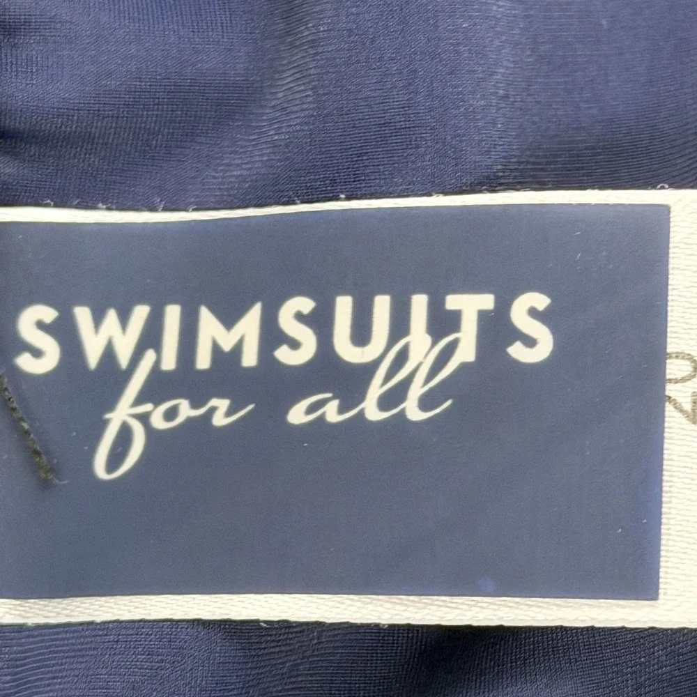 Swimsuits For All Women's 20 Navy Blue Swim Suit Skirt Lined